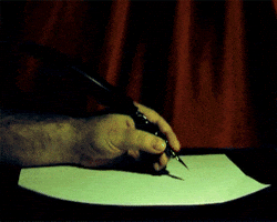 gabrielsanz hand paper pen writer.wind GIF