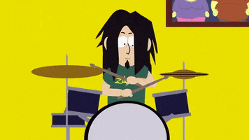 skylar's band drummer drumming GIF by South Park 