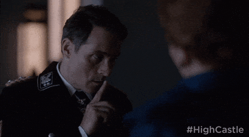 be quiet season 2 GIF by The Man in the High Castle