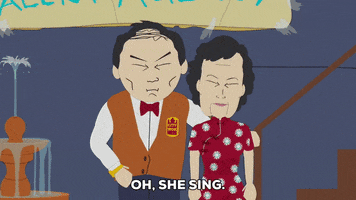 happy tuong lu kim GIF by South Park 