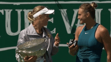 womens tennis laughing GIF by WTA