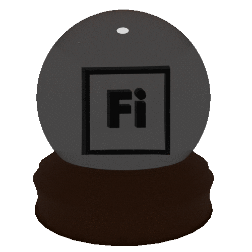 Winter Snowing Sticker by The Fiberists