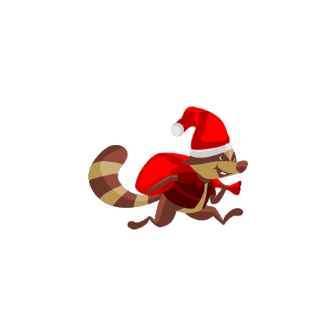 Santa Claus Christmas Sticker by Nakkia Gold
