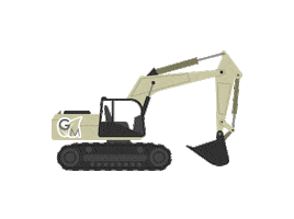 Bagger Galabau Sticker by Garten Marsmann