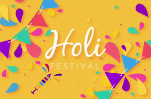 Holi Festival GIF by techshida