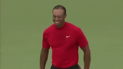tiger woods masters GIF by Sports GIFs