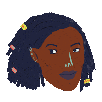 one of us face Sticker by DC Design Week