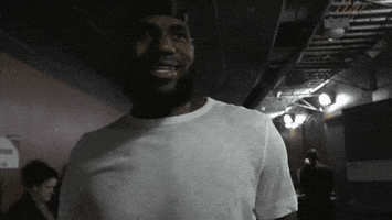 excited lebron james GIF by NBA