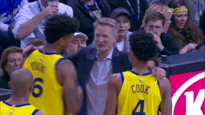 golden state warriors laughing GIF by NBA