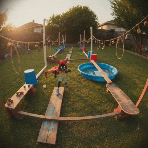 Red Hood Running GIF by G*BOY