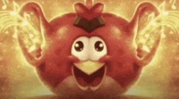 Angry Bird Ear GIF