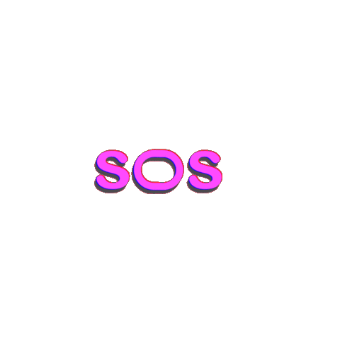 Sos Help Sticker