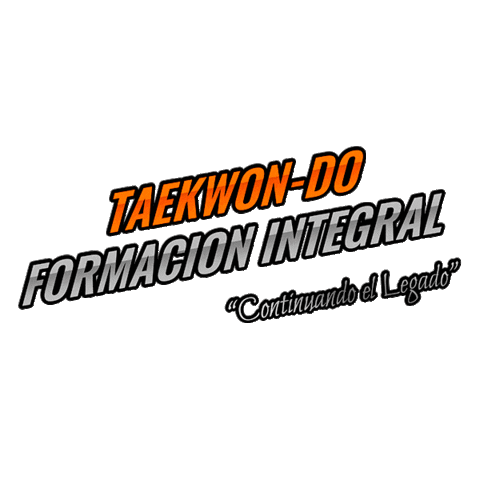 Puñonaranja Sticker by Taekwon-Do TFI