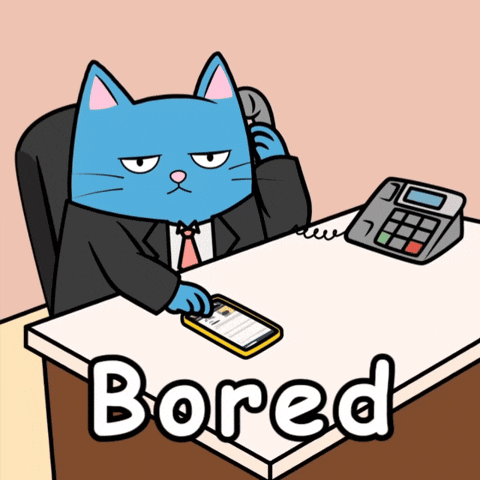 Bored Phone Call GIF