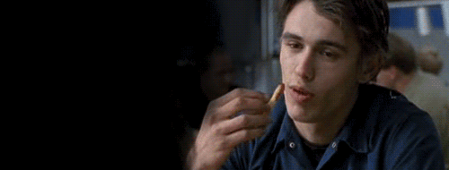 french fries eating GIF