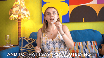 I Refuse No Thank You GIF by HannahWitton