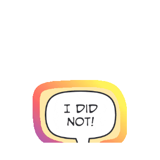 It Wasnt Me I Did Not Sticker by Einhorn's Epic Productions