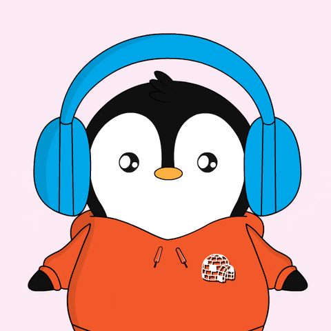 Penguin Cant Hear You GIF by Pudgy Penguins