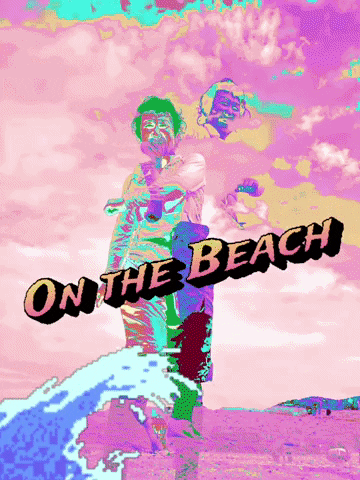 Happy On The Beach GIF by KaoruHironaka