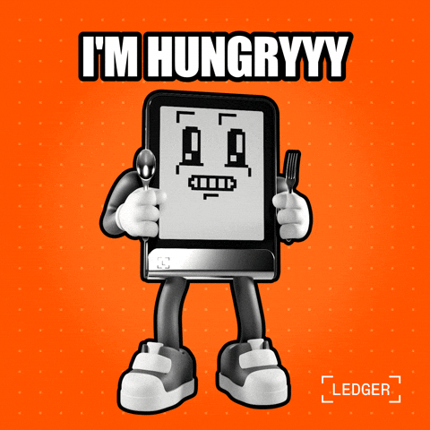 Hungry Mood GIF by Ledger