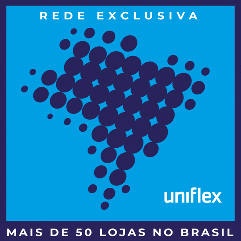 Uniflex brasil brazil azul loja GIF