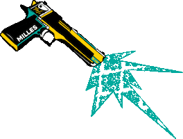 Gun Bang Sticker