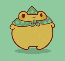 Happy Frog GIF