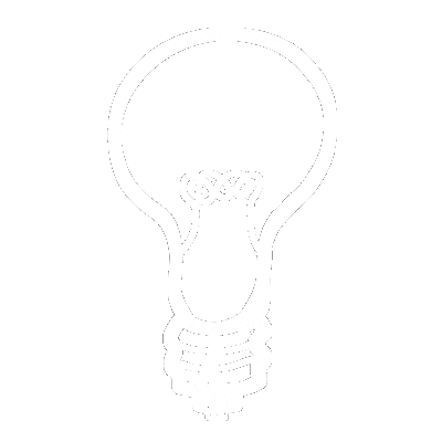 Monochrome Lightbulb Sticker