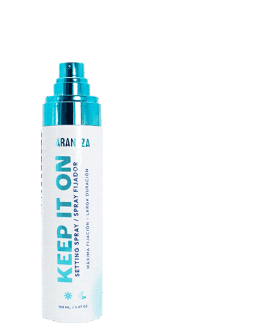 Setting Spray Keep It On Sticker by Arantza Cosmetics