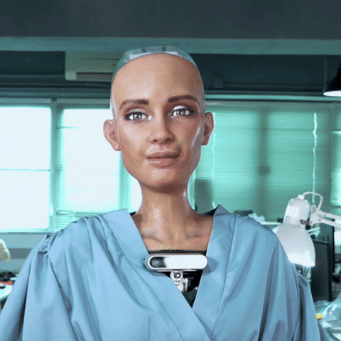 Robot Wow GIF by RealSophiaRobot