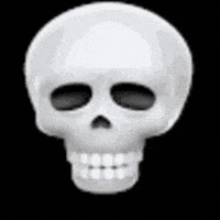 Shocked Skull GIF