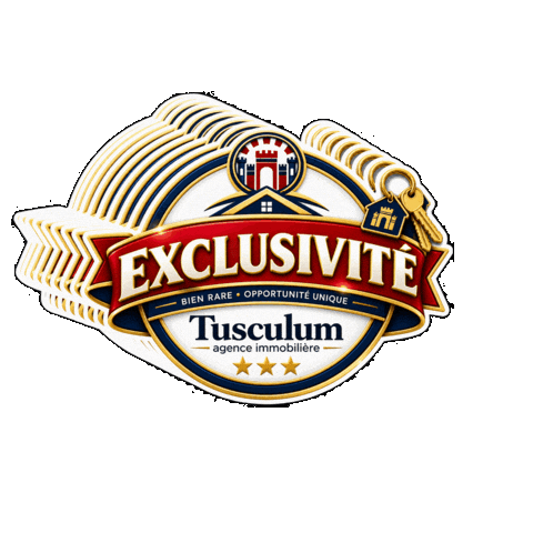 Real Estate Immobilier Sticker by Tusculum Immobilière