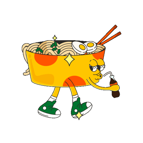 Clever Ramen Sticker