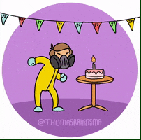 Birthday Quarantine GIF by Thomas Bruinsma