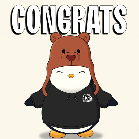 Happy Lets Go GIF by Pudgy Penguins
