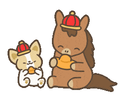 Chinese New Year Sticker by corgiyolk