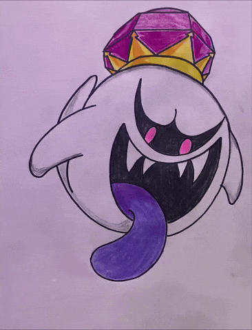 King Boo Mario GIF