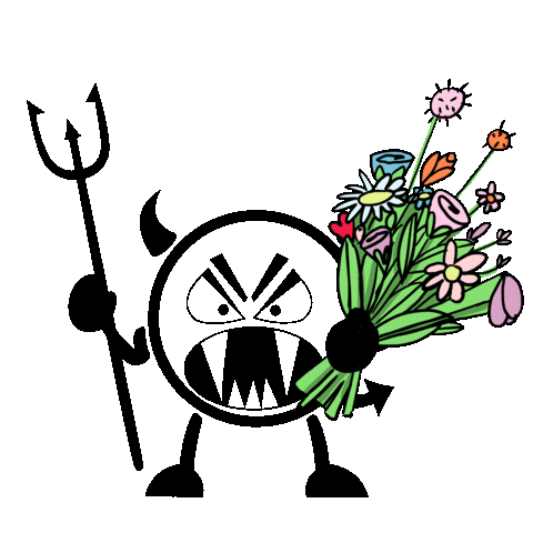 Flower Sticker by HUNKØN