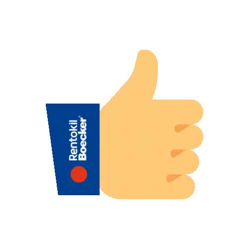 Pest Control Thumbs Up Sticker by Rentokil Boecker