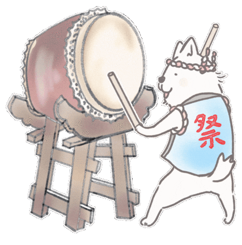 White Dog Sticker