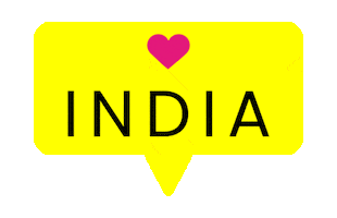 I Love India Sticker by Red Door Tours