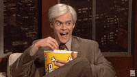 Bill Hader Popcorn GIF by Saturday Night Live