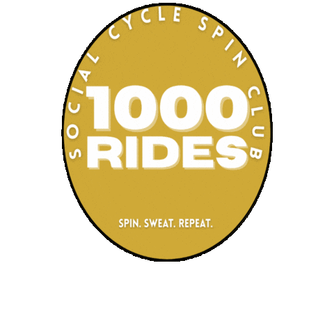 Socialite Sticker by Social Cycle Spin Club