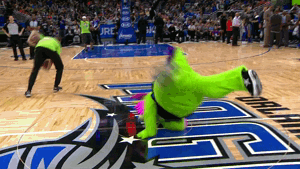 magic dragon dancing GIF by NBA