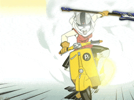 scooter driving GIF