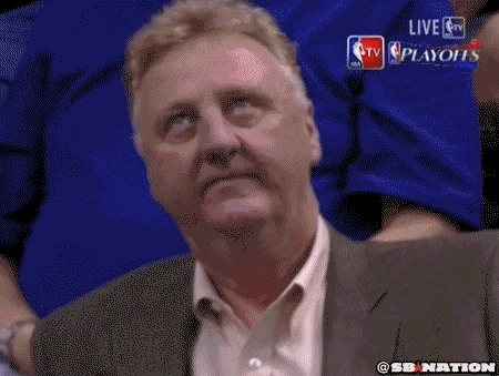 Frustrated Larry Bird GIF by SB Nation