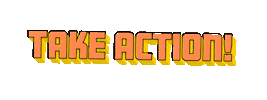Takeaction Sticker by Sparks Magazine