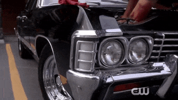 mercimae baby supernatural dean winchester impala GIF