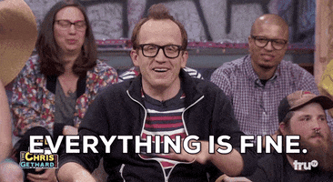Everything Is Fine GIF by truTV’s The Chris Gethard Show