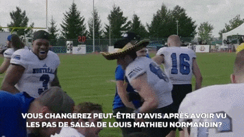 Football Salsa GIF by Les Carabins de l'Université de Montréal